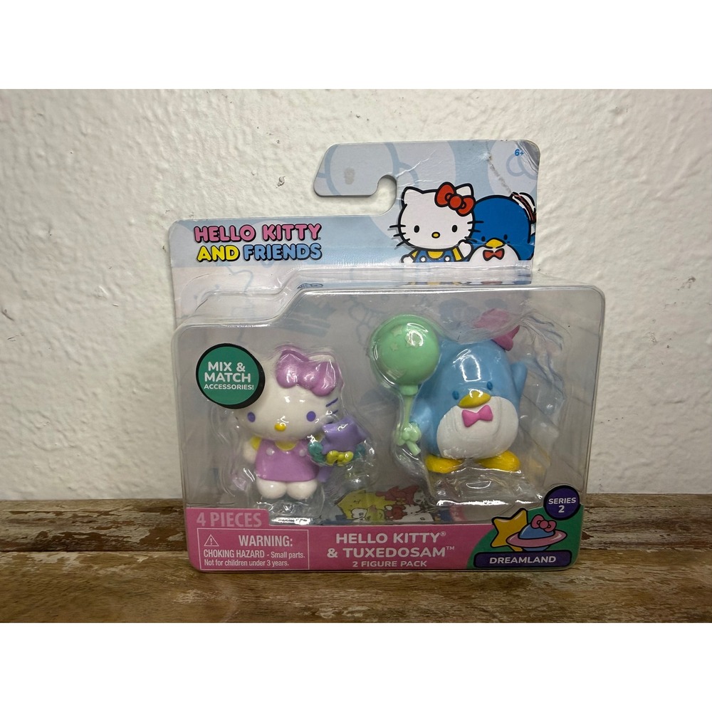 Jazwares Hello Kitty and Friends Dreamland Series 2 Figure 2-pack NEW